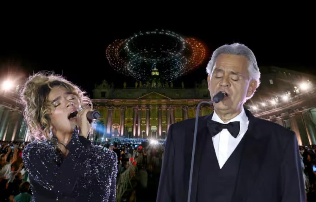Andrea Bocelli, Karol G y John Legend: una noche en el Vaticano que quedará en la memoria